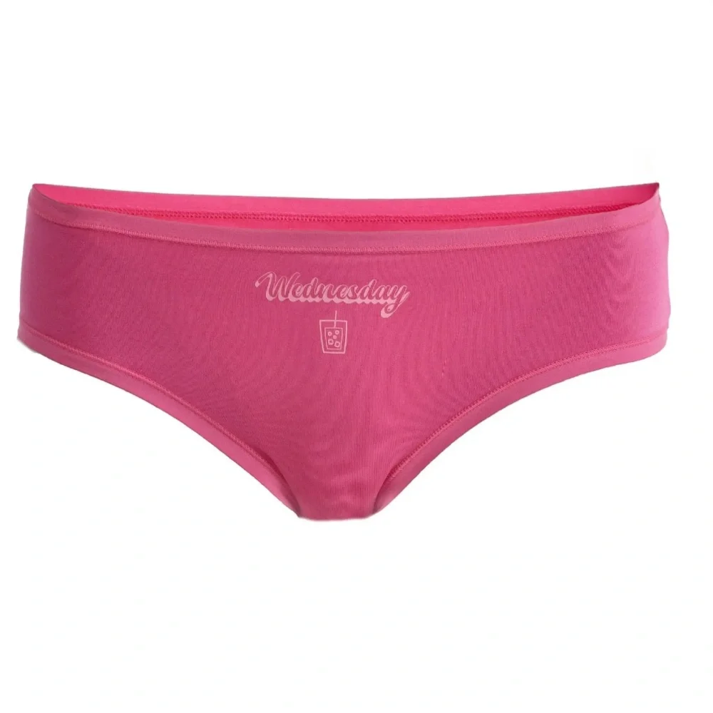 Cotton Hipster Panties, Days of the Week - 7 Pack